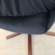 Fauteuil design scandinave cuir teck vintage Gote Mobler