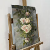 Tableau huile sur panneau vers 1900