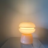 Space age design table lamp, soft pink