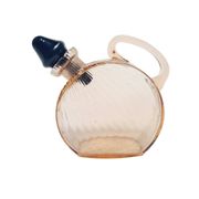 Art Deco carafe from Hortensja Glassworks, Poland, 1930s