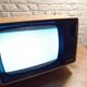 Télévision vintage minivox jaune