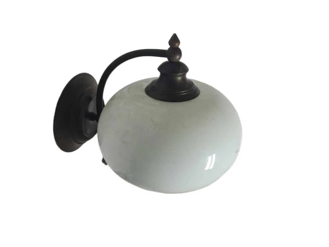 BTM large Art Deco wall lamp