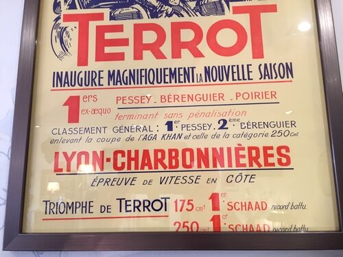 Terrot poster 1955 Paris Nice