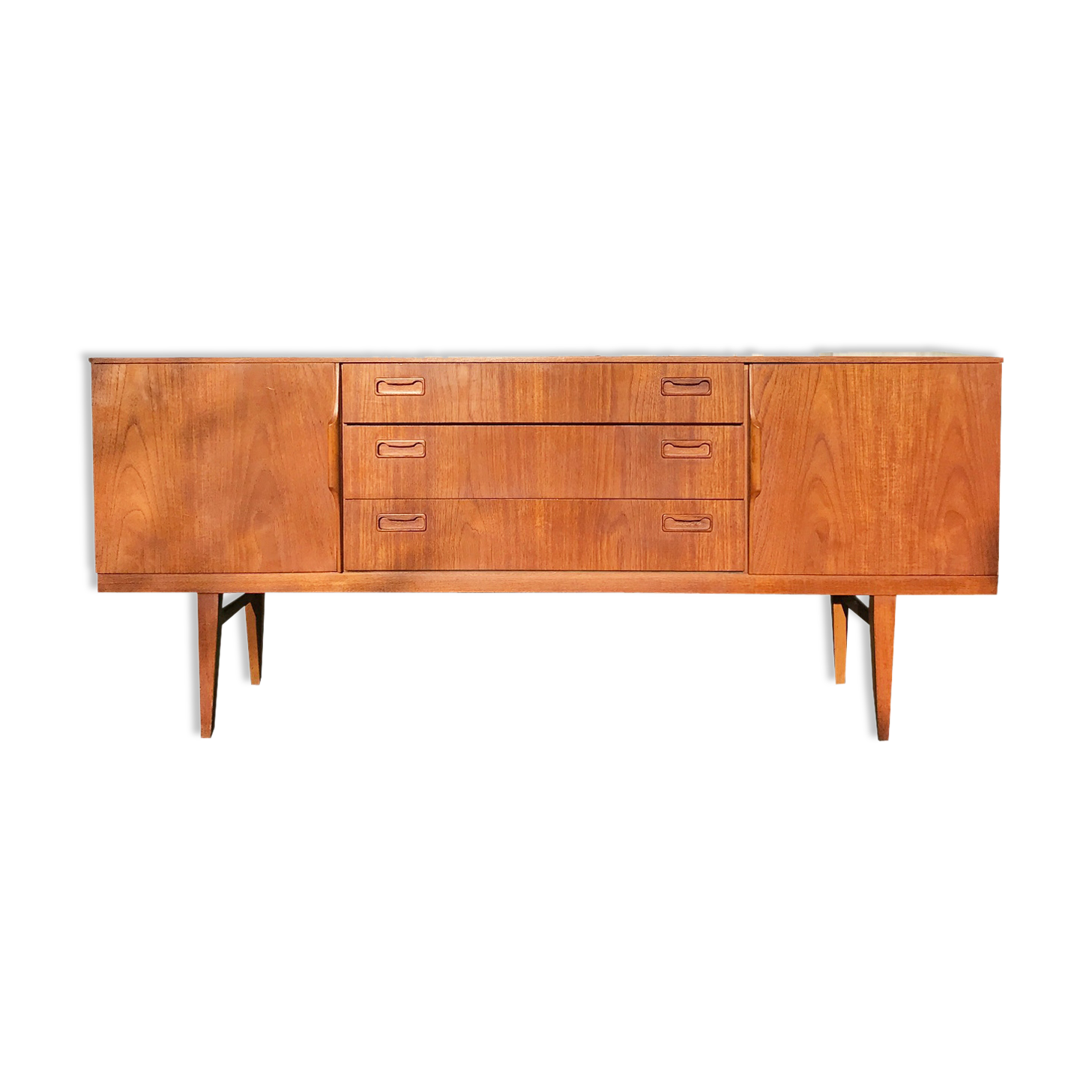 Teak enfilade, Scandinavian design from the 1960s/70s