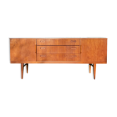 Enfilade en teck, design scandinave des années 1960/70