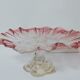 Mikasa frosty crystal standing dessert dish
