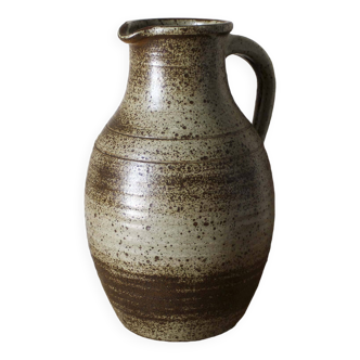 Large pyrite stoneware pitcher Le Cep