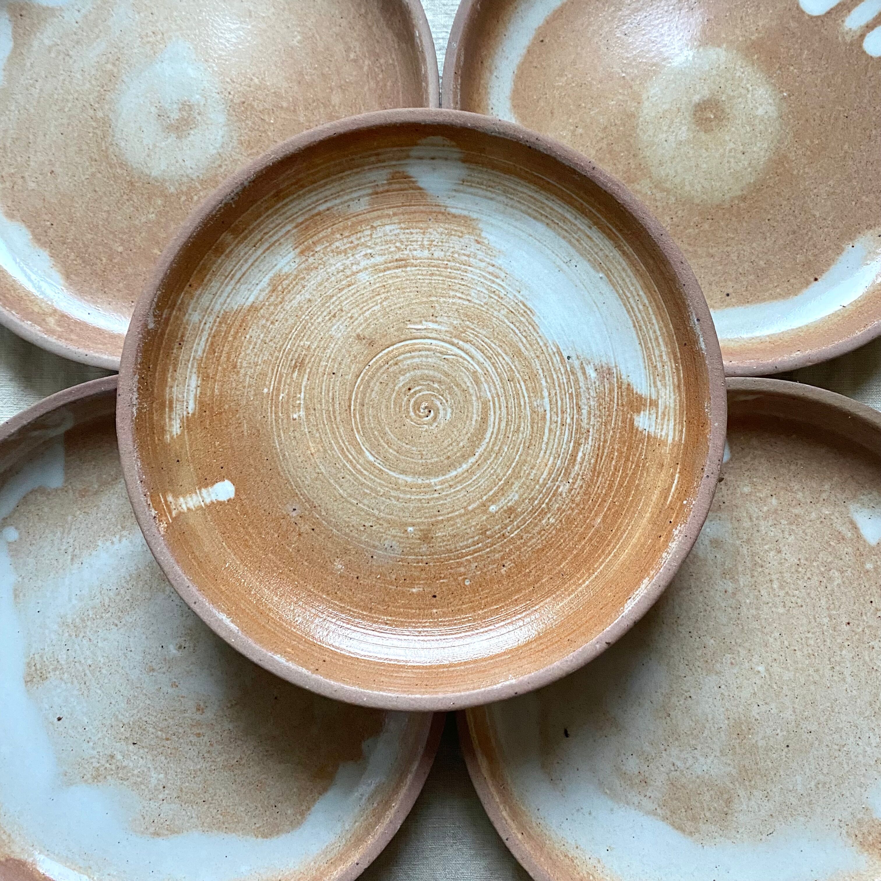 Vintage stoneware plates