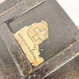 Antique trunk chest by c.e. ruegsegger bern swiss