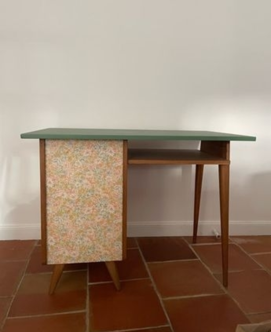 Vintage Scandinavian desk revamped