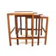 Scandinavian teak nesting tables Möbel-Ikea Sweden, 1960