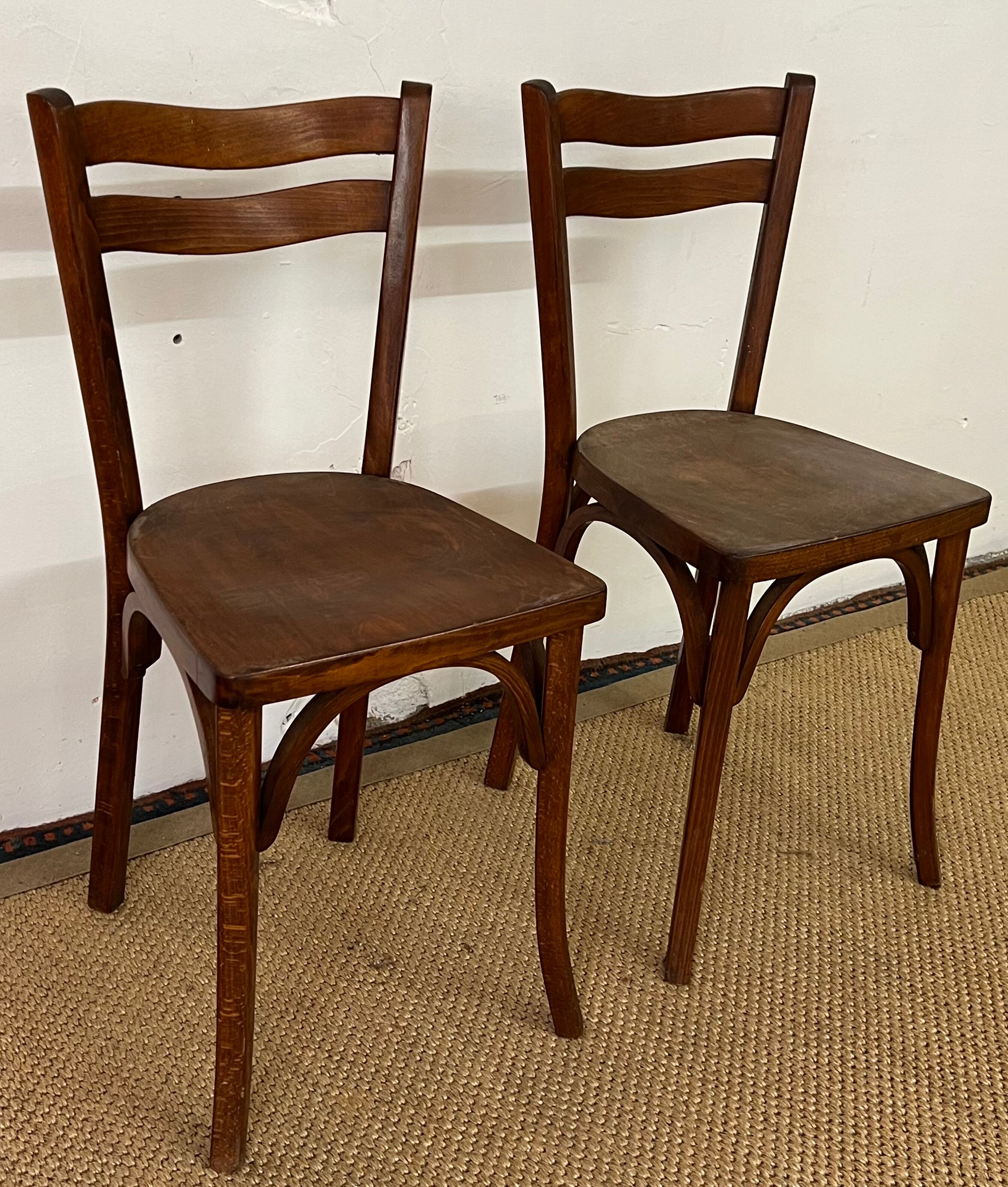 Pair of bistro chairs