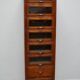 Armoire de mercerie en pin allemand vintage, années 1950