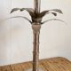 Nickel-plated brass, 70/80s Italy Palm lamp