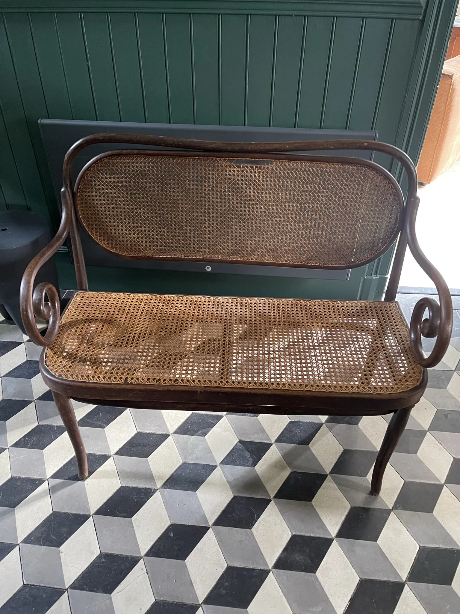 Thonet bench from the early 20th century