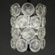 Vintage crystal chandelier Dandelion, Italy, 1960s