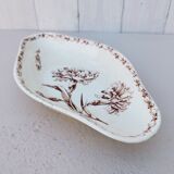 Ravier earthenware Luneville Carnation K&G