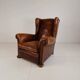 Fauteuil en cuir anglais – belle qualité et grand confort