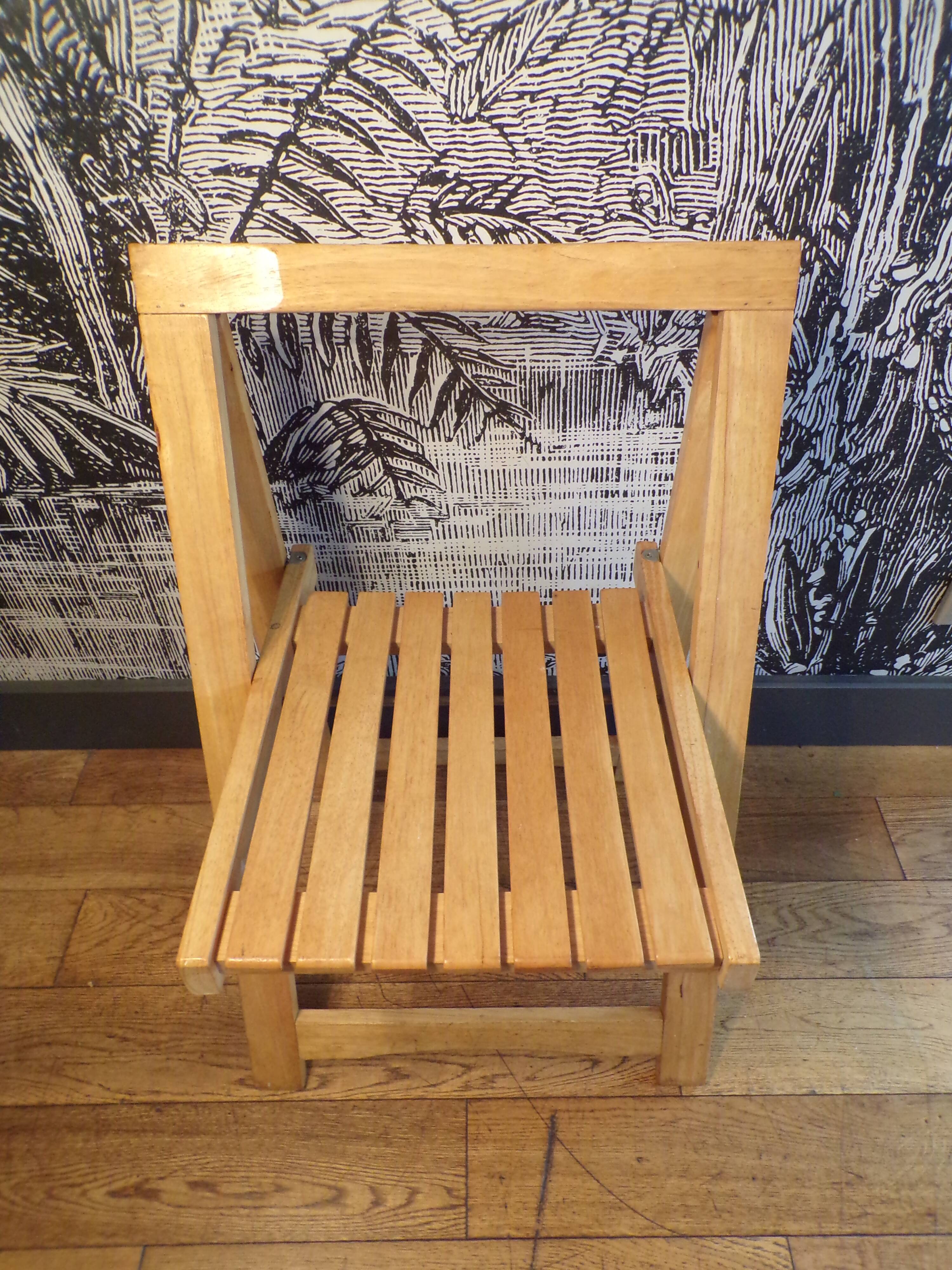 Chaise pliante italienne