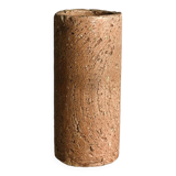 Small vase in raw ceramic, minimalist design