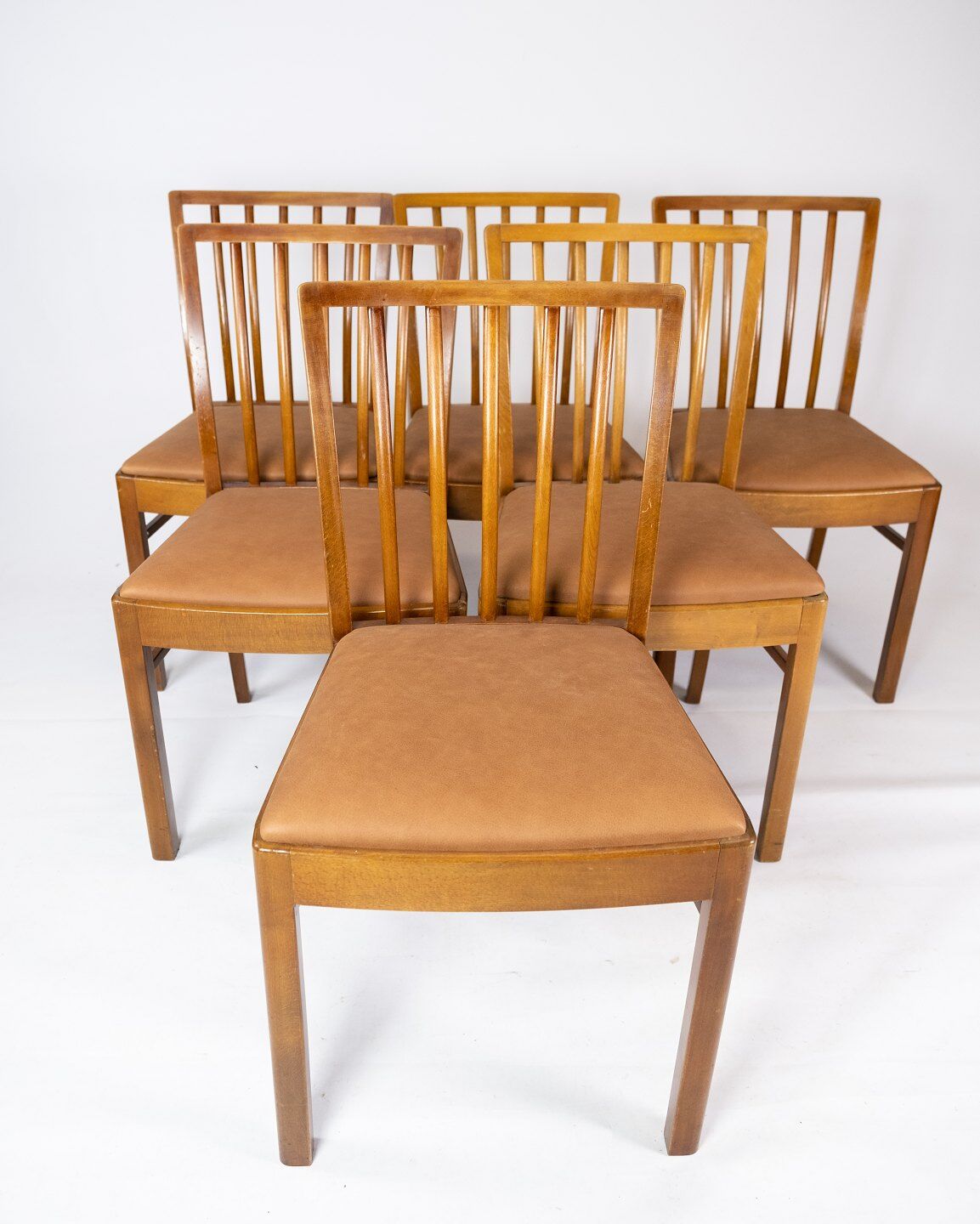 Set of 10 dining room chairs 1940