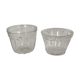 Duo of 2 old jam jars