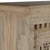 Mango wood cabinet 110x43x188 natural