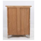 Small Gustavian Gray Painted Chest of Drawers with Original Paint