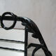 Metal coat door wrought iron