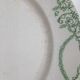 Round dish "Napoleon" Creil - Montereau Labrador Iron Land