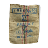 Carcafé Colombia triple stripe jute bag