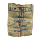 Carcafé Colombia triple stripe jute bag