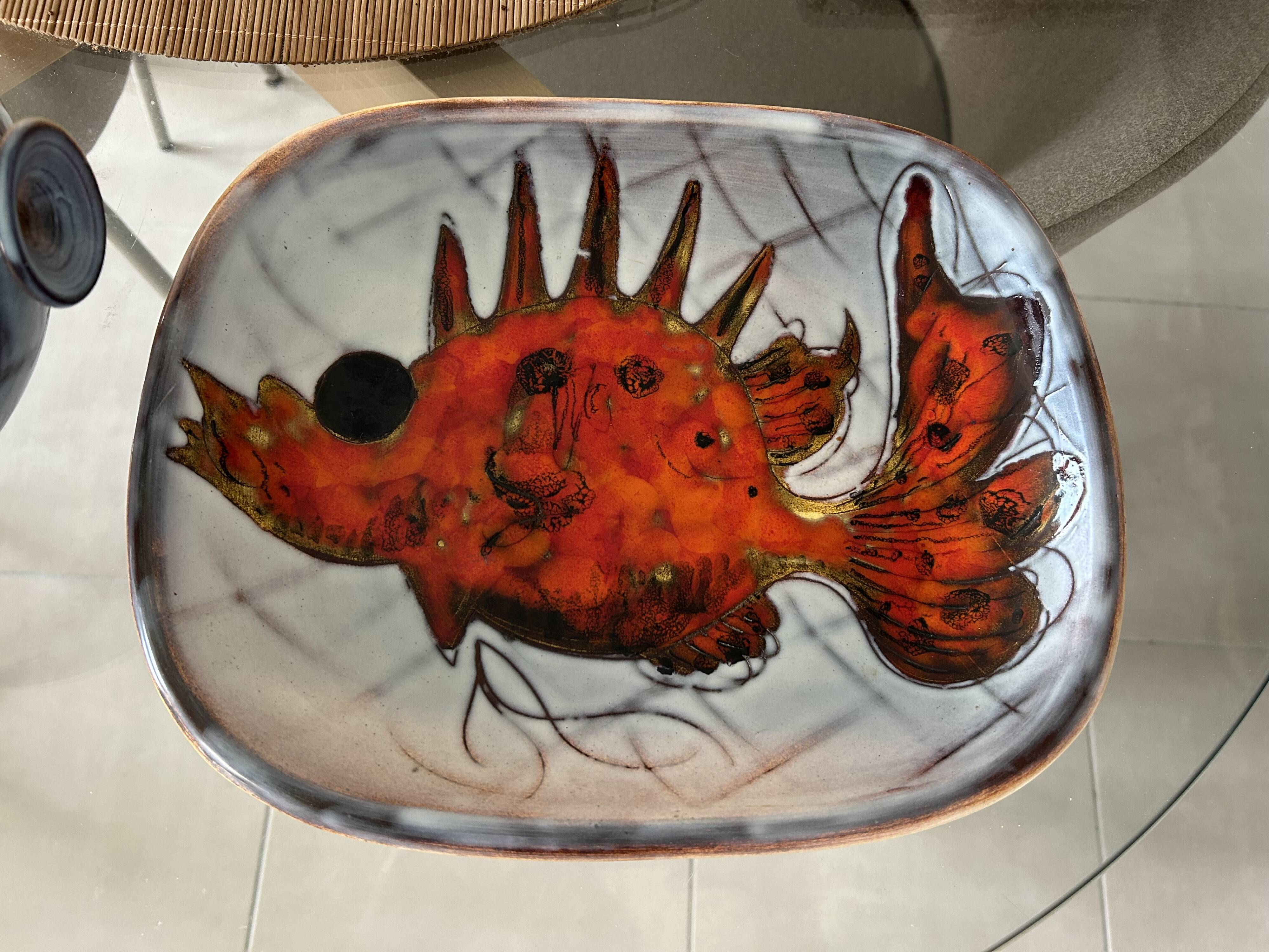 soup tureen and earthenware dish Monique Pansier Brunner
