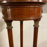 Selette en acajou de style empire a colonnes