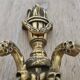 Rocaille style bronze wall lamp