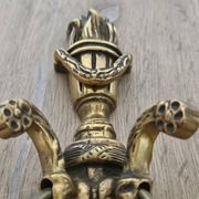 Rocaille style bronze wall lamp