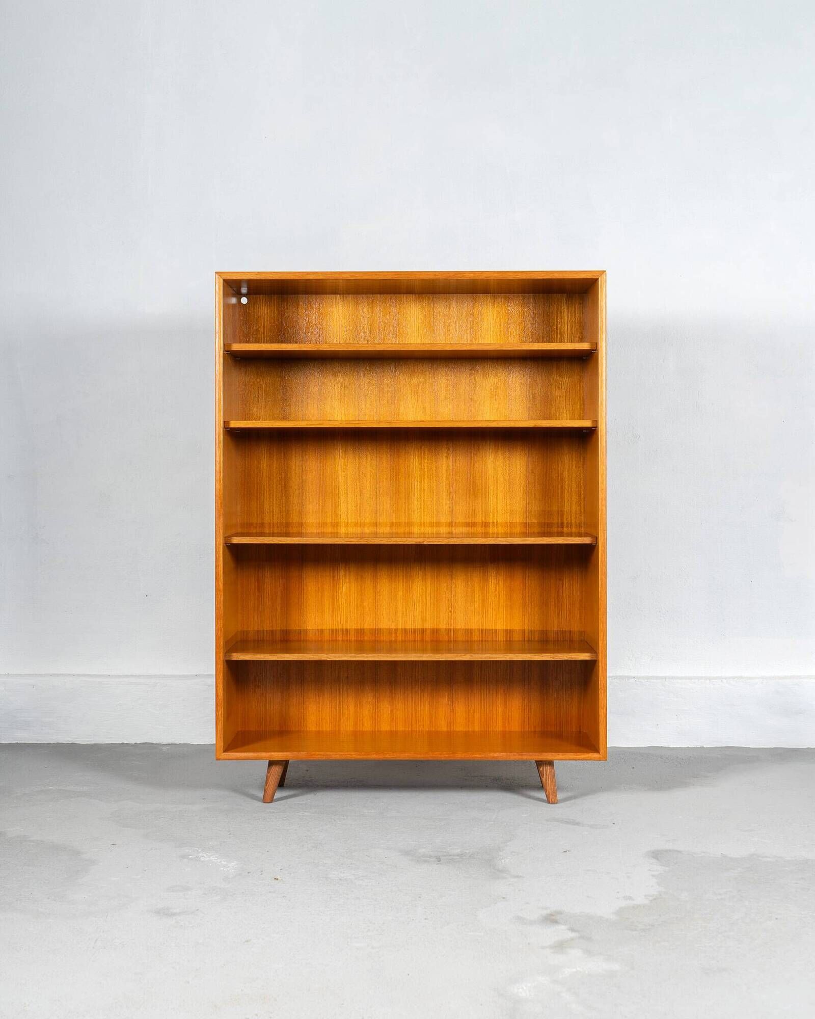 Mid Century Teak Bookcase or Library from Germany, circa 1950