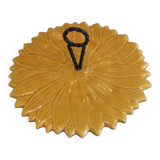 Yellow ceramic tray gaby cerame vallauris