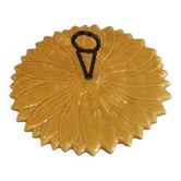 Yellow ceramic tray gaby cerame vallauris