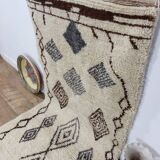 Handcrafted moroccan berber rug 172 x 87 cm