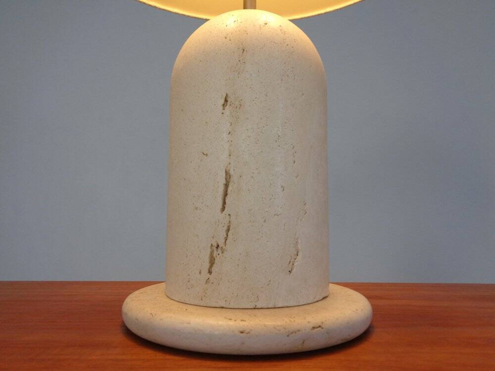 Italian Travertine Lamp, 1970s