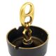 Mid-century modern brass ashtray with handle, Austria, 1950s.