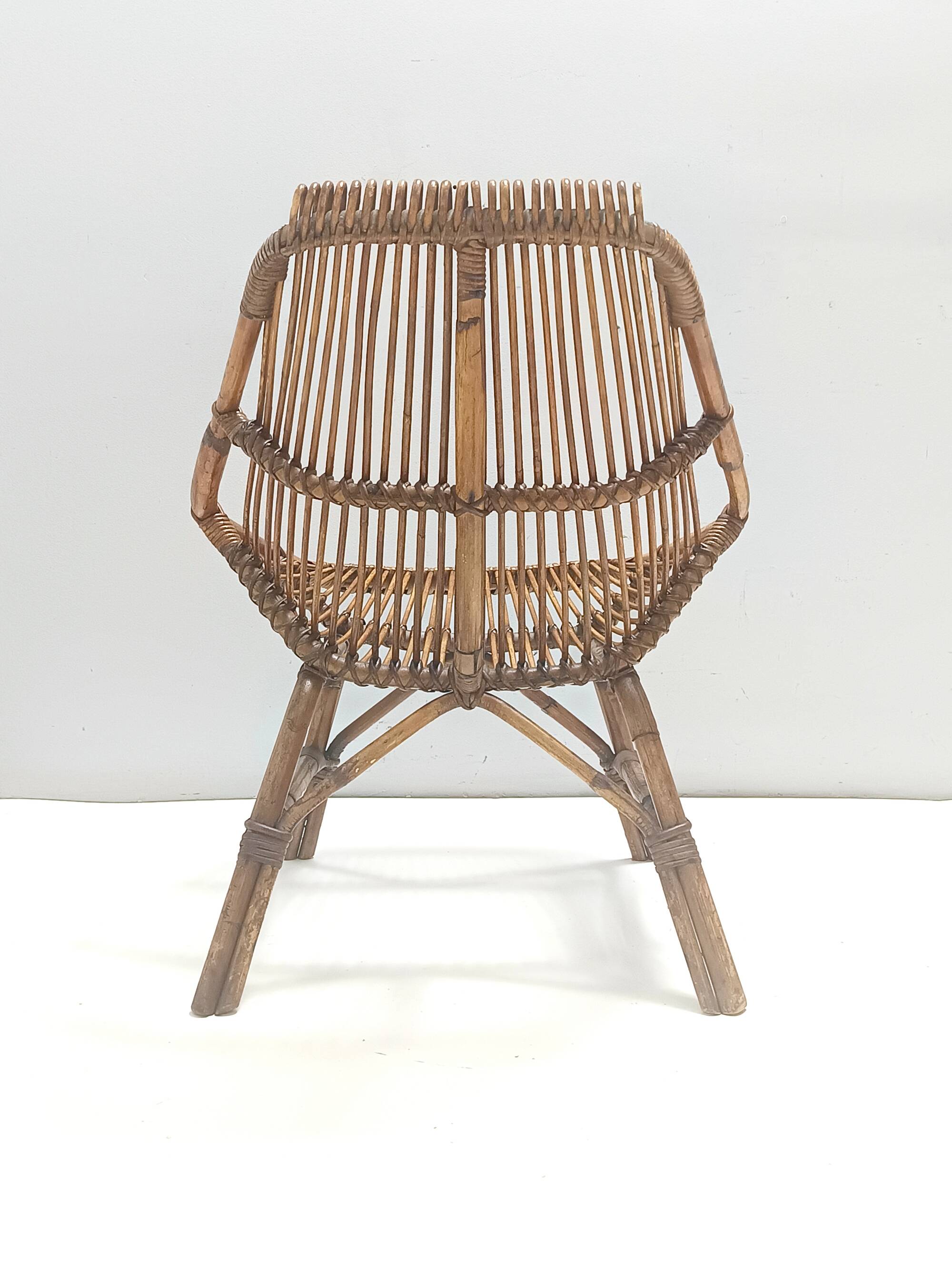 Bamboo Lounge Chair Attr. to Bonacina
