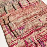 Berber rug Boujaad mottled with colorful patterns 264x157cm