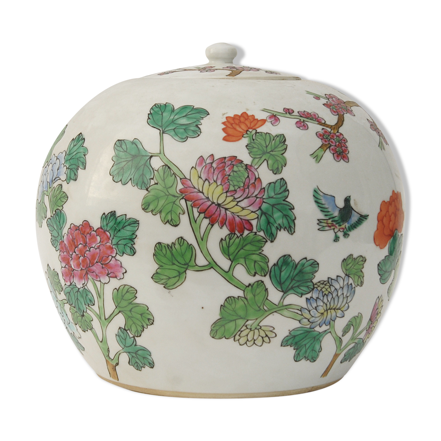 China porcelain covered pot