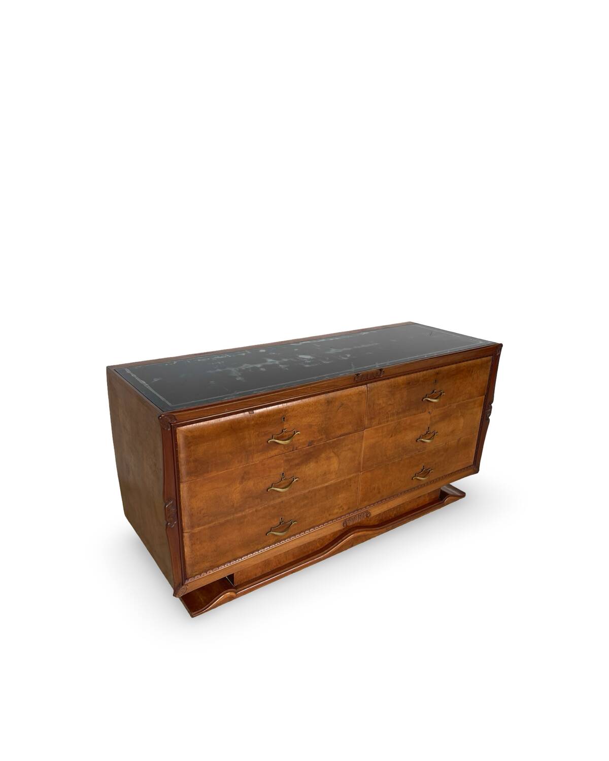 An art deco Italian chest of drawers, Italy 1950s