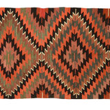 Anatolian handmade kilim rug 342 cm x 117 cm