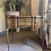 Old dressing table from the 1900s in cherry wood