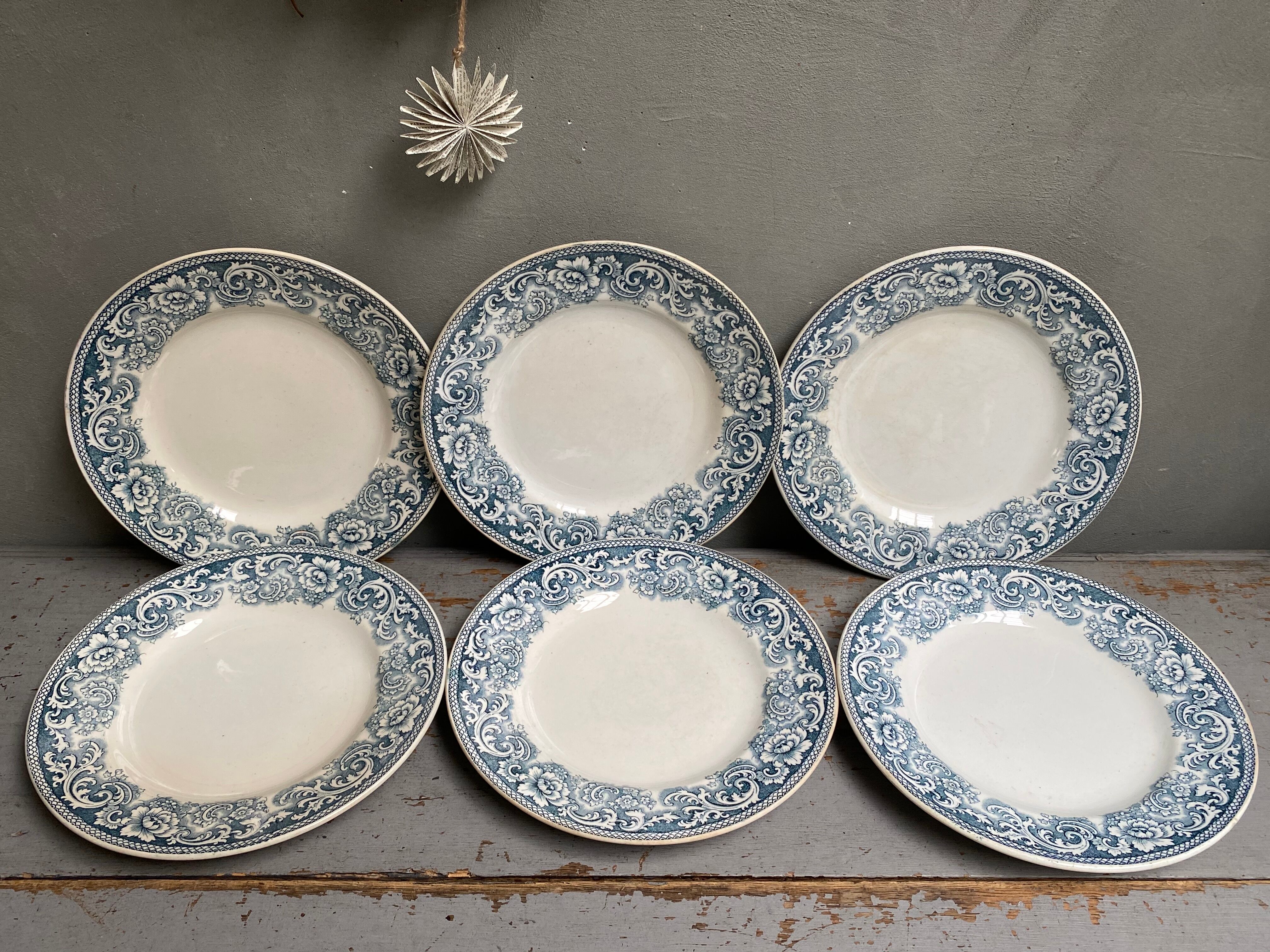 6 Terre de Fer flat plates, St Amand