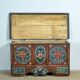 Folk art wedding chest, dated 1718